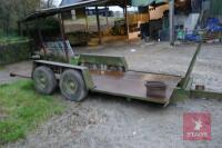 17' LOW LOADER TANDEM AXLE TRAILER - 3