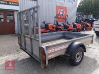 2002 WESSEX 8' X 5' SINGLE AXLE TRAILER - 2