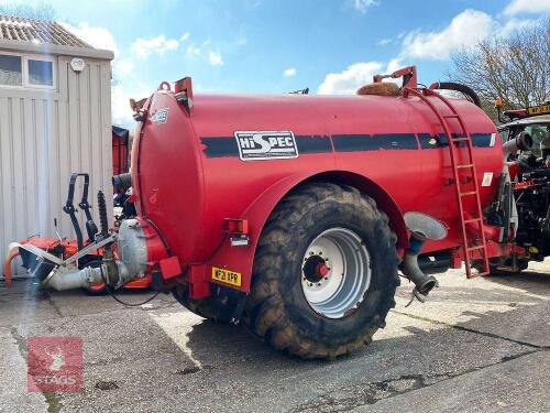 2014 HISPEC VT2500 SINGLE AXLE TANKER