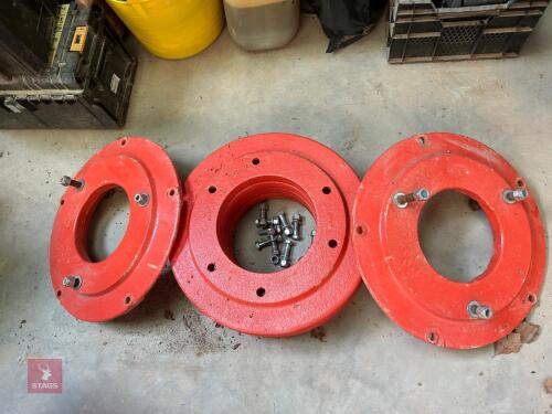 6 FORDSON MAJOR WHEEL WEIGHTS