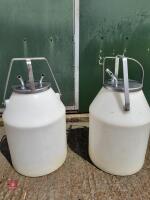 2 DUMP BUCKETS