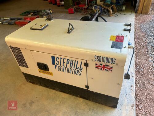 2022 STEPHILL 10 KVA GENERATOR