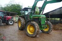 1989 JOHN DEERE 3650 4WD TRACTOR - 12