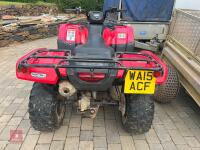 2015 HONDA TRX420FM 4WD QUAD BIKE - 2