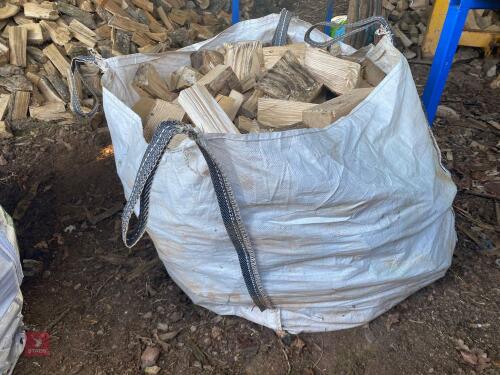 1 DUMPY BAG OF ASH LOGS