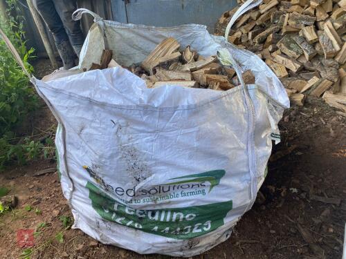 1 DUMPY BAG OF OAK LOGS