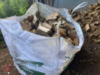 1 DUMPY BAG OF OAK LOGS - 2