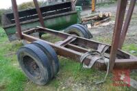 9' TIMBER TRAILER CHASSIS - 5