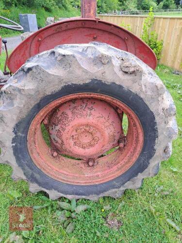 MASSEY FERGUSON 35 REAR WHEELS AND TYRES