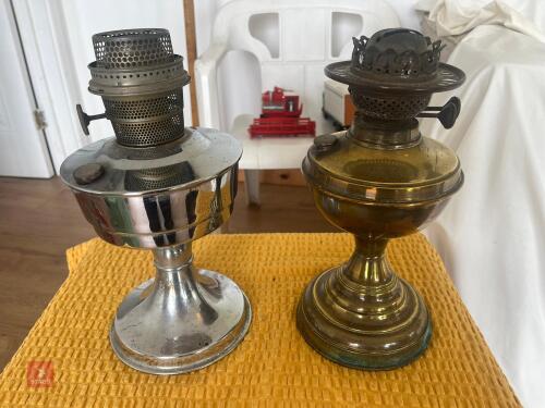 2 OIL LAMPS