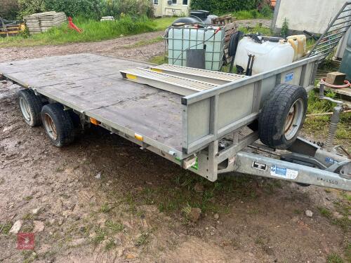 16' IFOR WILLIAMS FLAT BED TRAILER