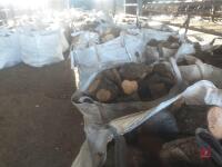 10 DUMPY BAGS OF LOGS