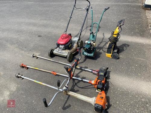 SELECTION OF GARDEN MACHINERY/TOOLS