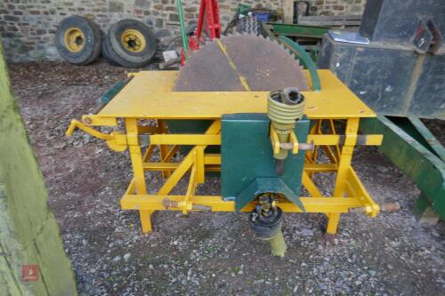 PTO DRIVEN SAW BENCH