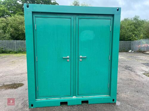 UNUSED PORTABLE DOUBLE TOILET UNITS