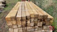 73 2.4M 4"X4" LENGTHS OF TIMBER - 8