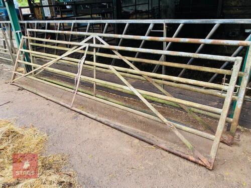 2 HEAVY 14.5' METAL GATES