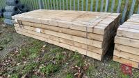 55 3M 4"X4" LENGTHS OF TIMBER - 2
