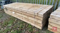 55 3M 4"X4" LENGTHS OF TIMBER - 3