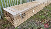 55 3M 4"X4" LENGTHS OF TIMBER - 4
