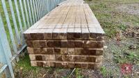 55 3M 4"X4" LENGTHS OF TIMBER - 6