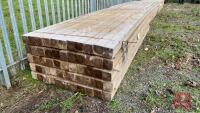 55 3M 4"X4" LENGTHS OF TIMBER - 7