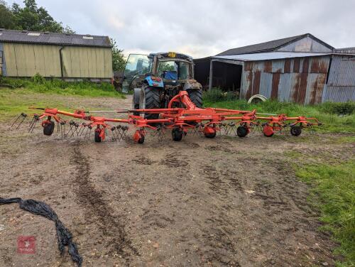 KUHN GH8501MH 8 ROTOR TEDDER