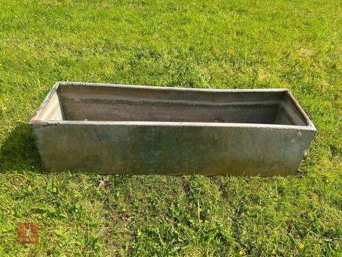 5' X 16'' X 16'' GALVANISED TROUGH