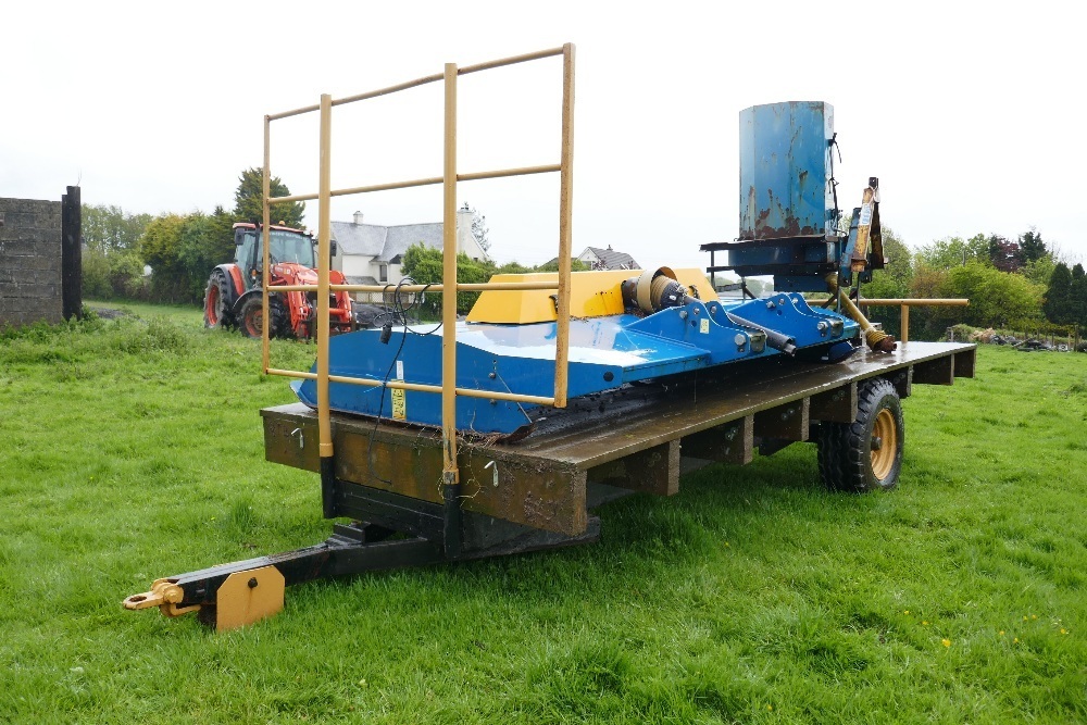 16' SINGLE AXLE BALE TRAILER