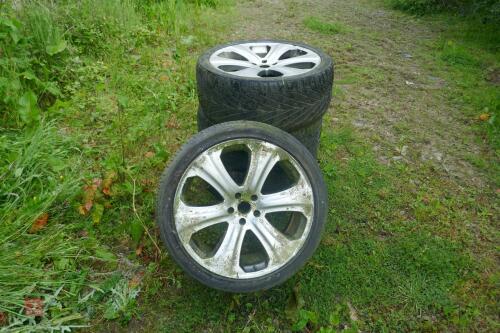 4 ALLOY WHEELS & TYRES