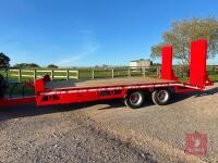 2021 MCKEE 16T LOW LOADER PLANT TRAILER