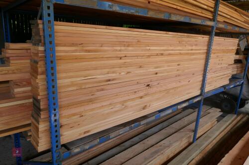 10 X 3M PLANED CEDAR LENGTHS