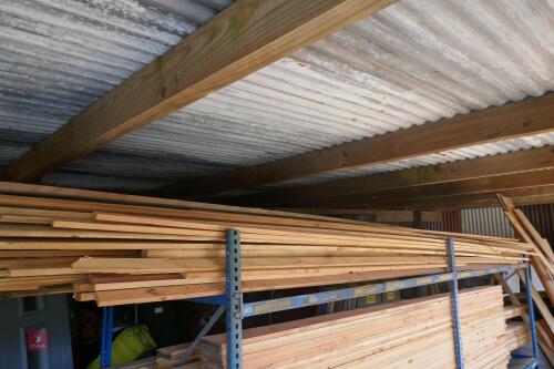 MIXED LOT OF RED CEDAR TIMBER