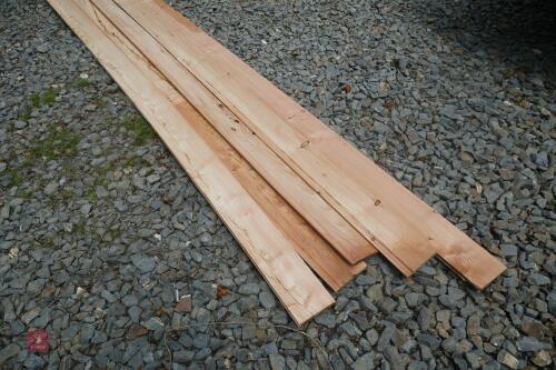 10 X 4.8M OF CEDAR TONGUE & GROOVE