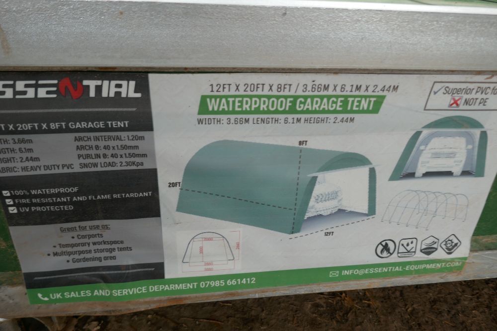 ESSENTIAL WATERPROOF GARAGE TENT