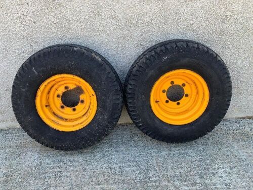 2 TRAILER WHEELS