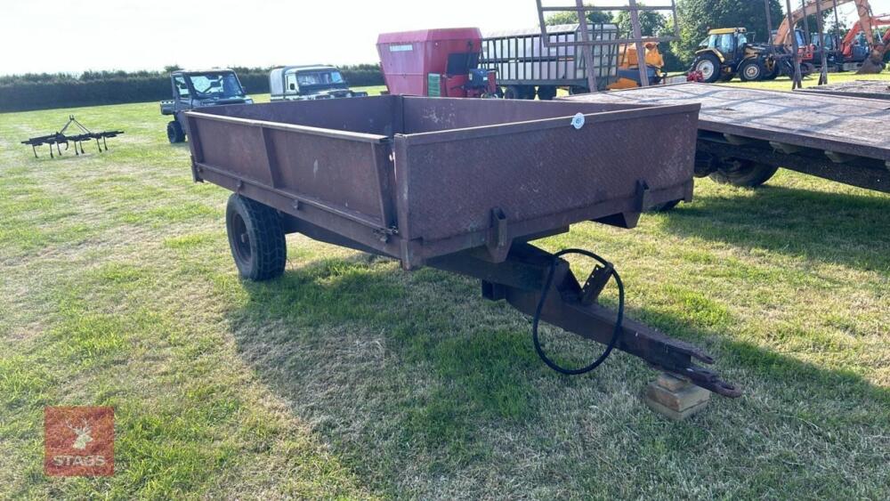 11' X 6'8'' SINGLE AXLE TIPPING TRAILER