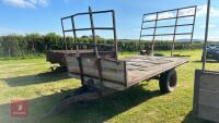 12' X 8' SINGLE AXLE BALE TRAILER