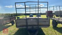 12' X 8' SINGLE AXLE BALE TRAILER - 2