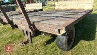 12' X 8' SINGLE AXLE BALE TRAILER - 5