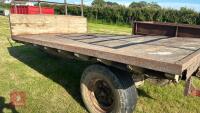 12' X 8' SINGLE AXLE BALE TRAILER - 9