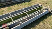 3 9' GALV TROUGHS & 1 HOOK ON TROUGH - 7