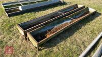 2 9' CATTLE FEED TROUGHS - 5