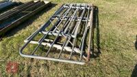 QTY OF MIXED GALVANISED GATES - 6