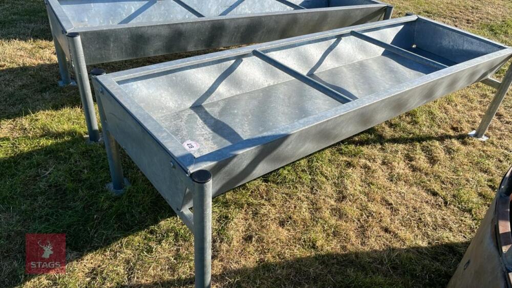 8' X 2'6'' GALVANISED BATEMAN TROUGH