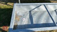 8' X 2'6'' GALVANISED BATEMAN TROUGH - 2