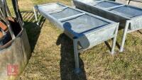 8' X 2'6'' GALVANISED BATEMAN TROUGH - 5