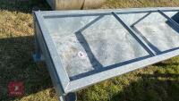 8' X 2'6'' GALVANISED BATEMAN TROUGH - 2