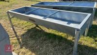 8' X 2'6'' GALVANISED BATEMAN TROUGH - 6