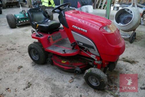 2009 COUNTAX C330 RIDE ON LAWN MOWER